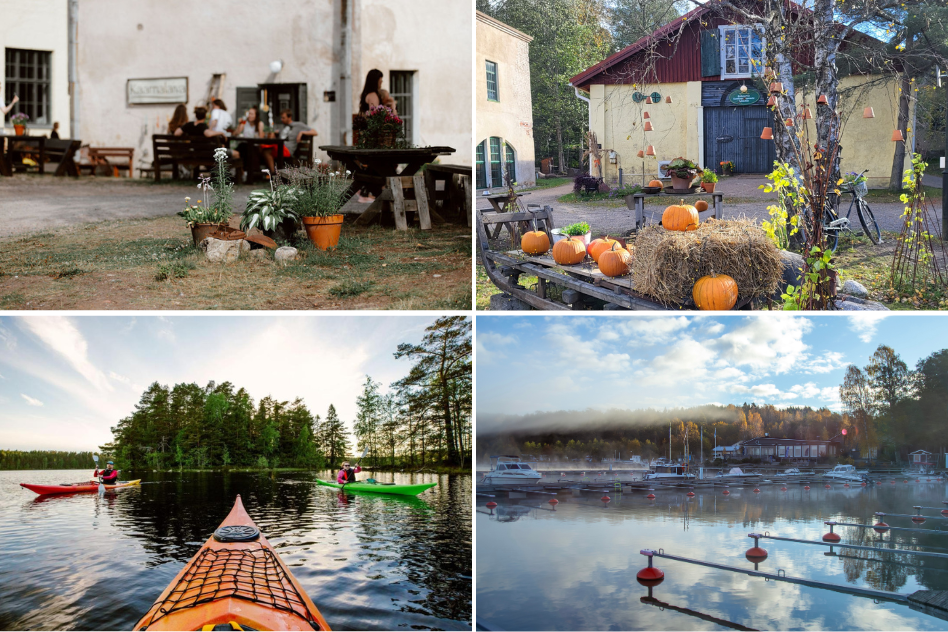 Autumn break scenery in Mathildedal